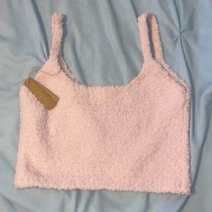 SKIMS Cozy Knit Cropped Camisole Dusk